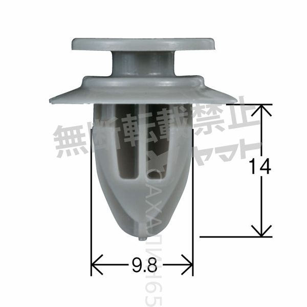 Клипса CM-442/ KD53-51-W24/ KJ-2518   Mazda CX5