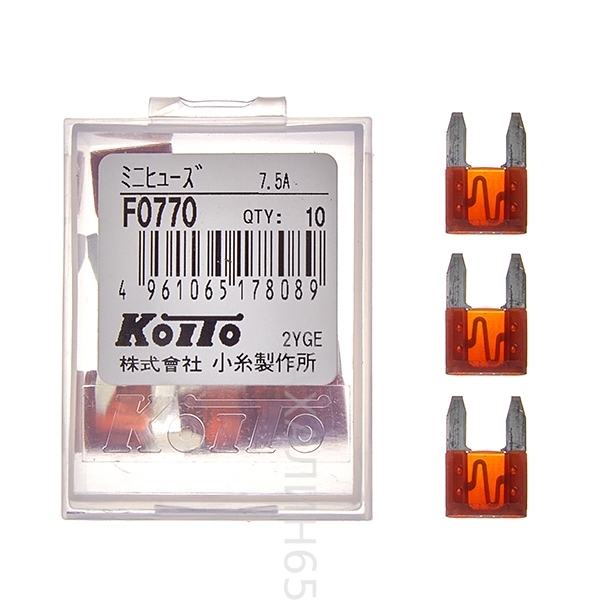 Предохранитель F0770 / 90982-09008 7,5A MINI