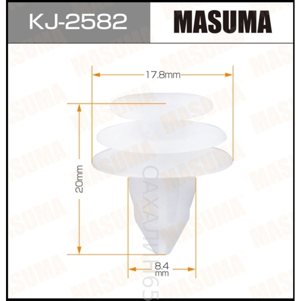 Клипса KJ-2582/ 01553-10611