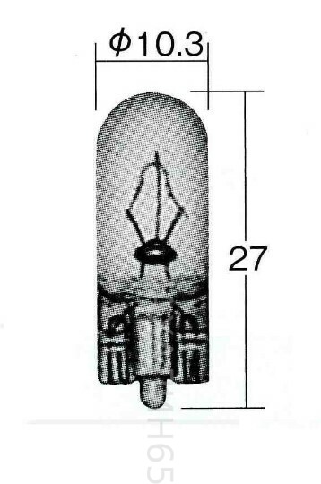 Лампа V91191142/ 90049-51098-000   12V/ 5W  б/ц T10, жёлтая