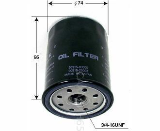 Фильтр масляный C-114 / 4TP-126 / V91110104/ 90915-20004 / YF09-14-302 / [C-114] / Для двигателей  1UZ / 2UZ / 3UZ / YF
